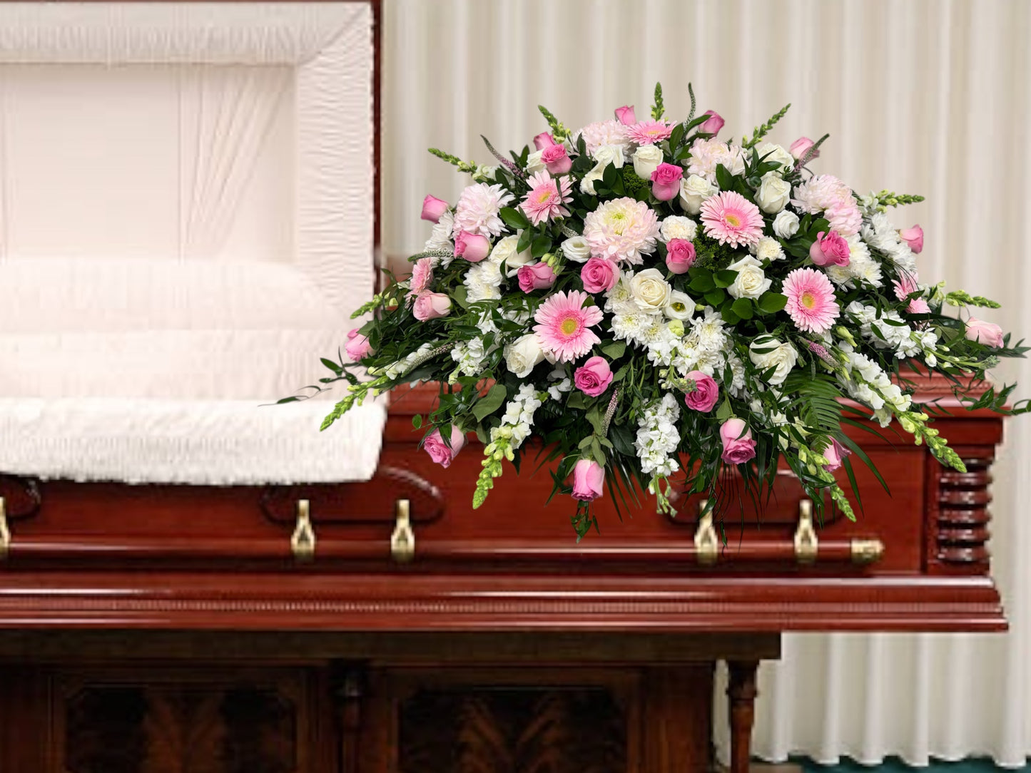 Tender Blooms Casket Spray