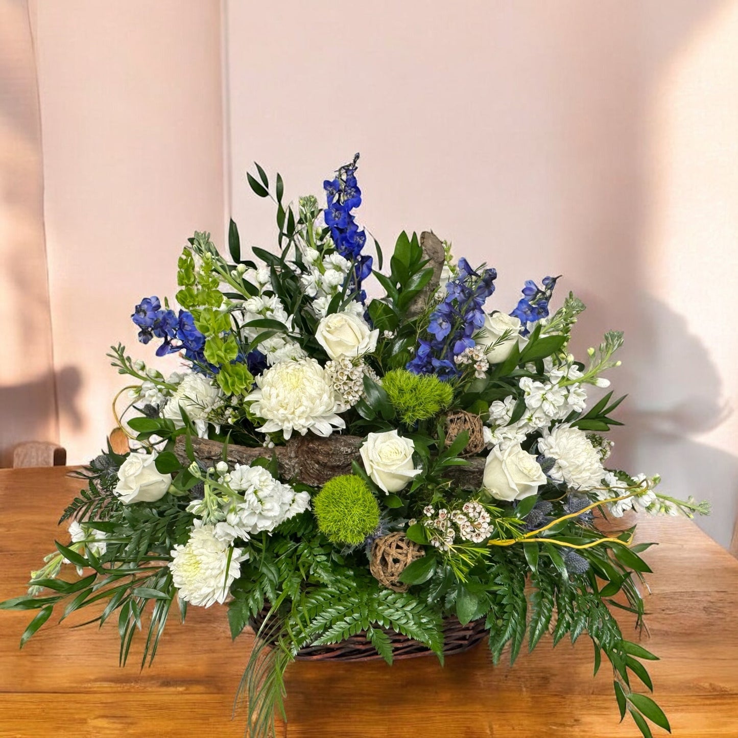 Blue Meadow Basket