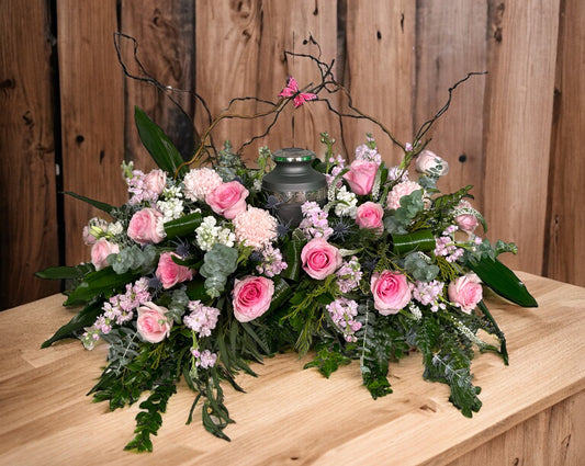 Butterfly Garden Urn Spray