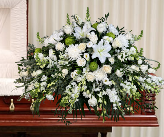 Classic Farewell Casket Spray