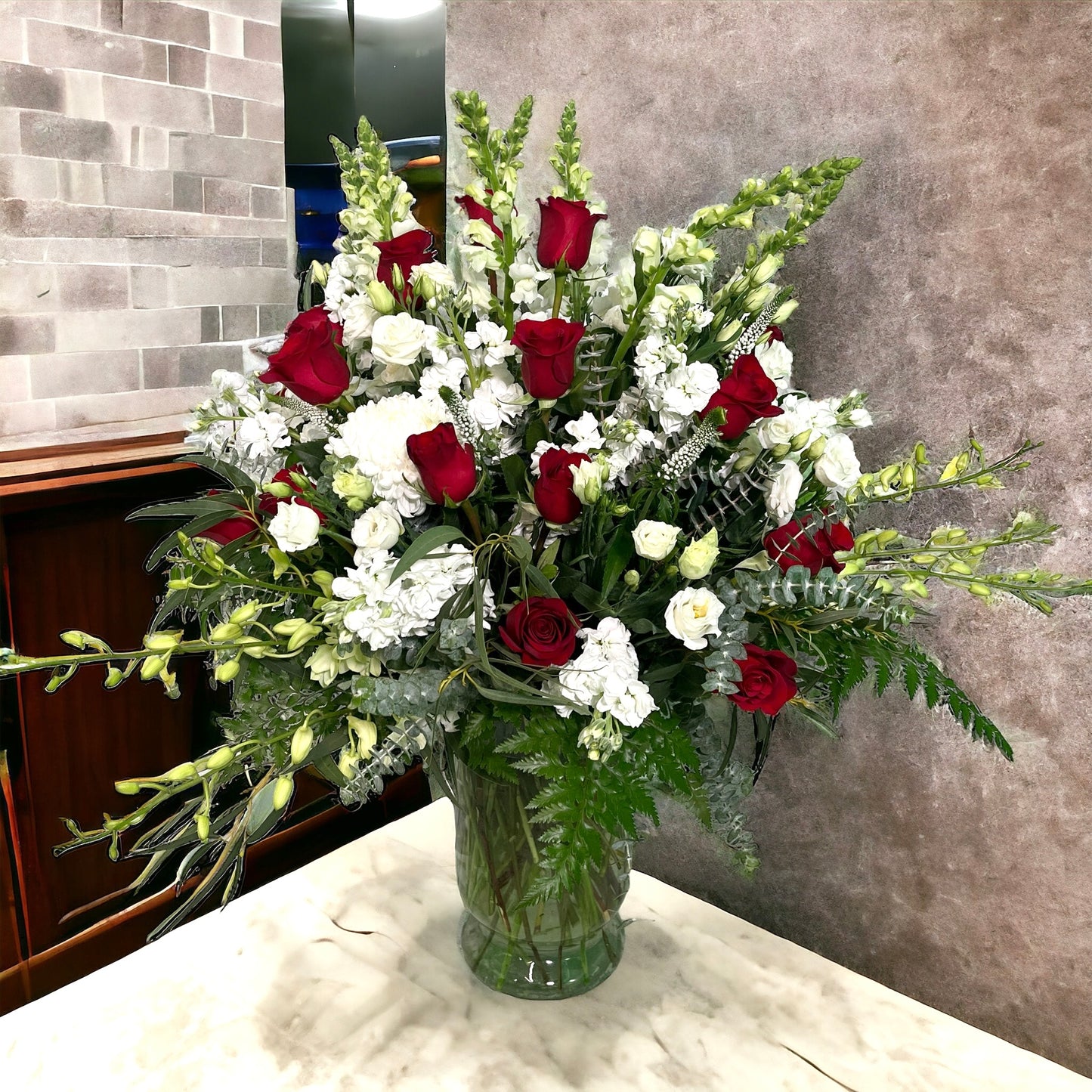 Elegant Blooms of Comfort Grand Bouquet