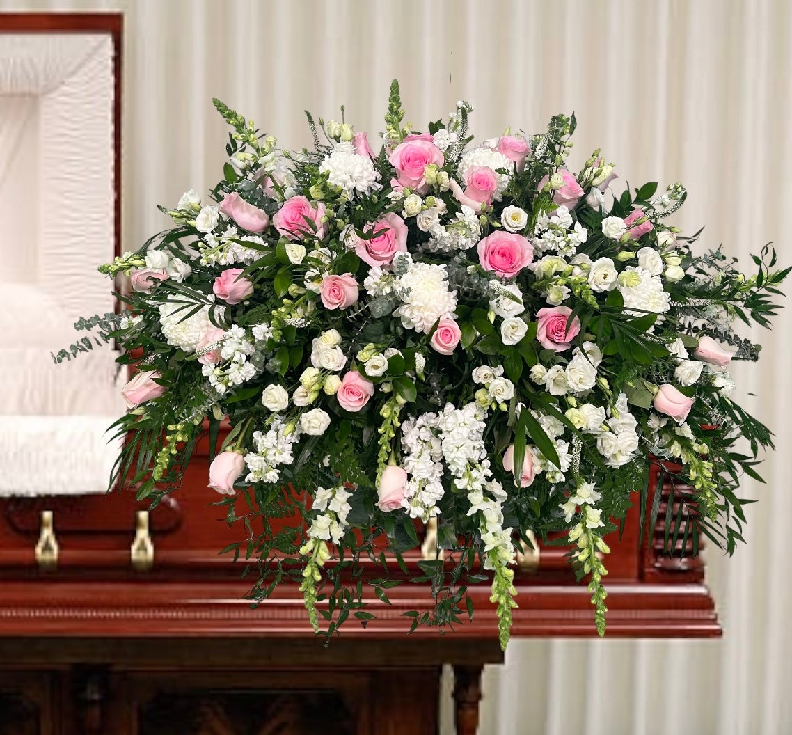 Tender Blooms Casket Spray