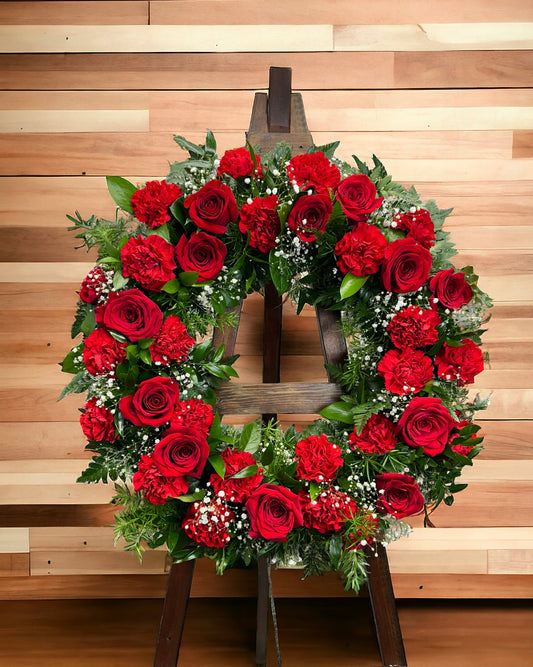 Rosy Red Wreath