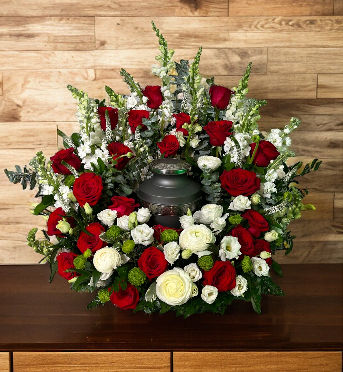 Eternal Blooms of Comfort Urn Wreath