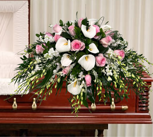 Sweet Faith Casket Spray