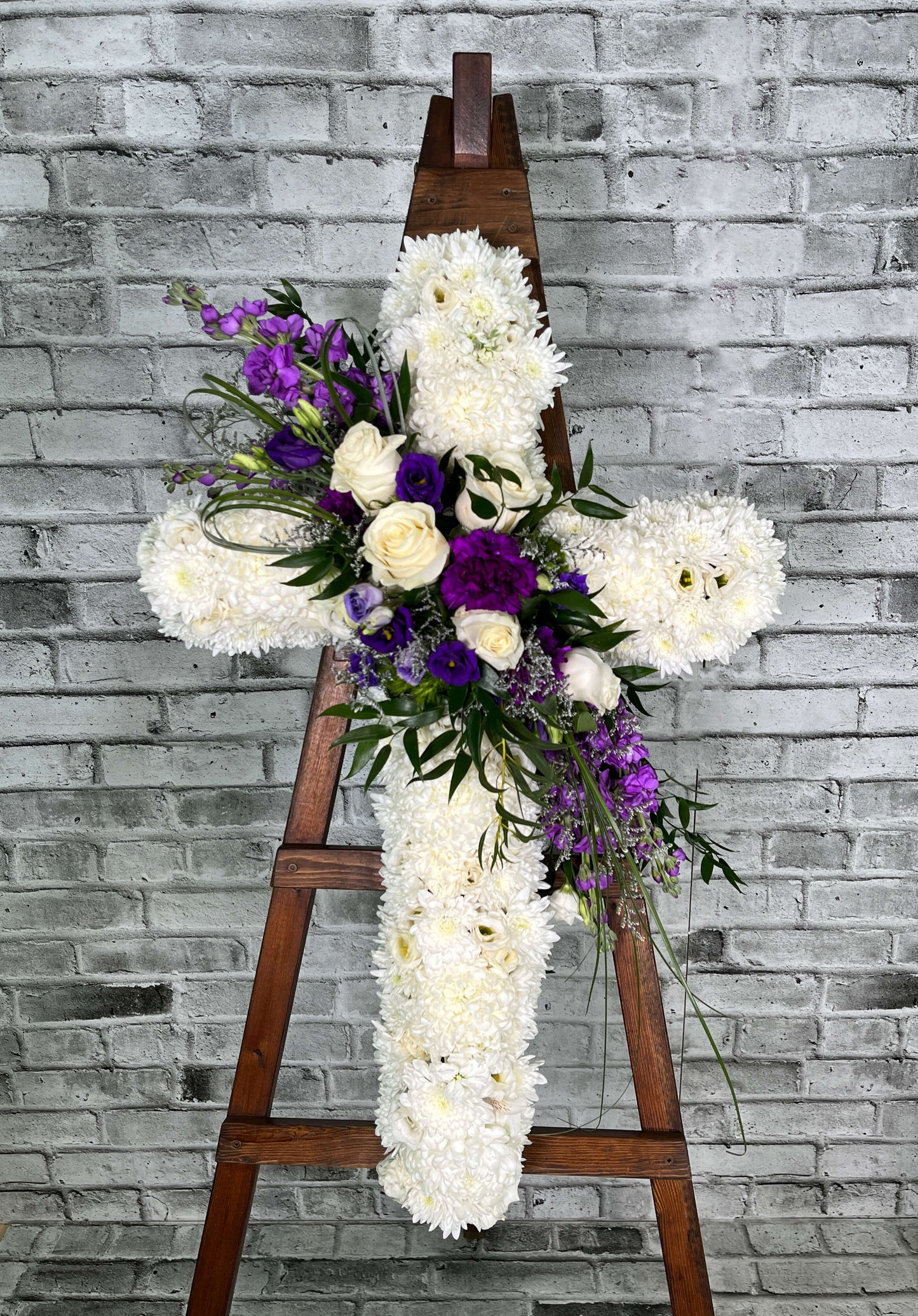 Purple Grace Remembrance Cross