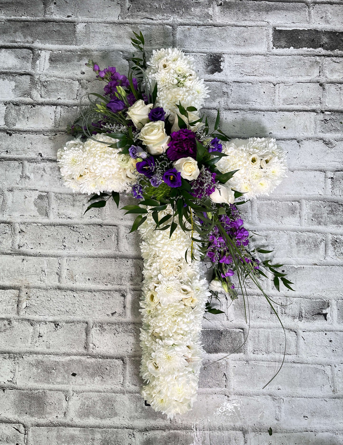 Purple Grace Remembrance Cross