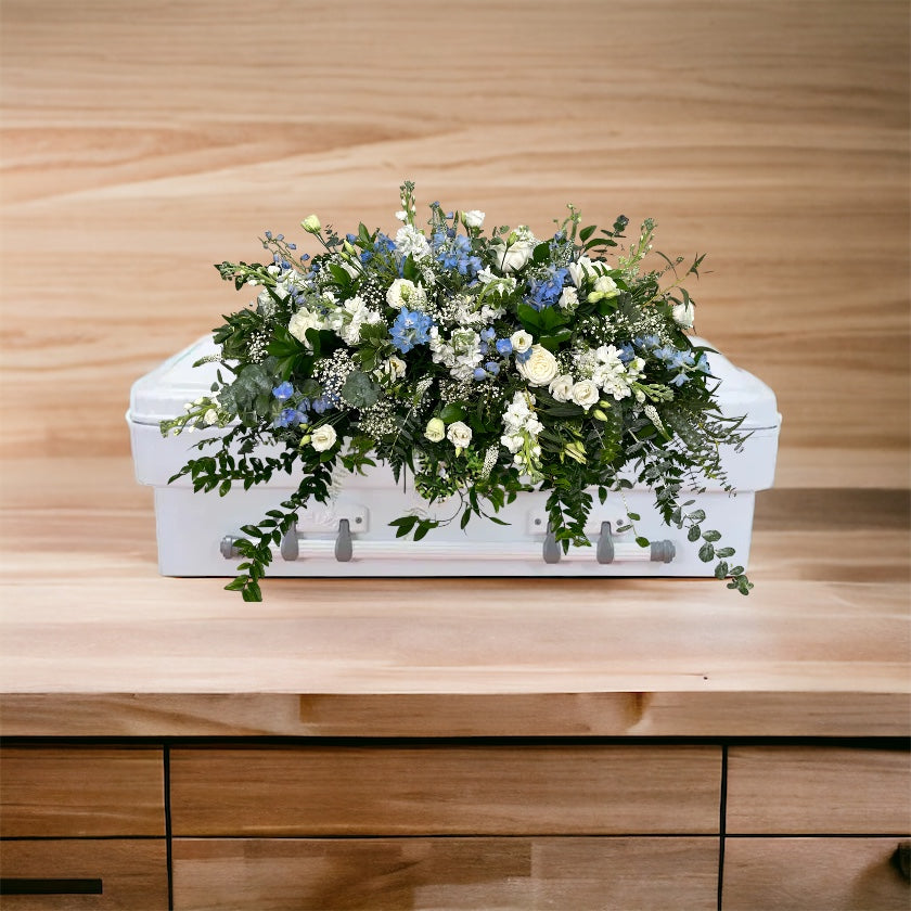 Children’s Casket Spray -Blue