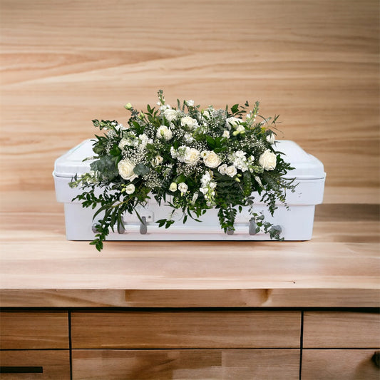 Children’s Casket Spray - White