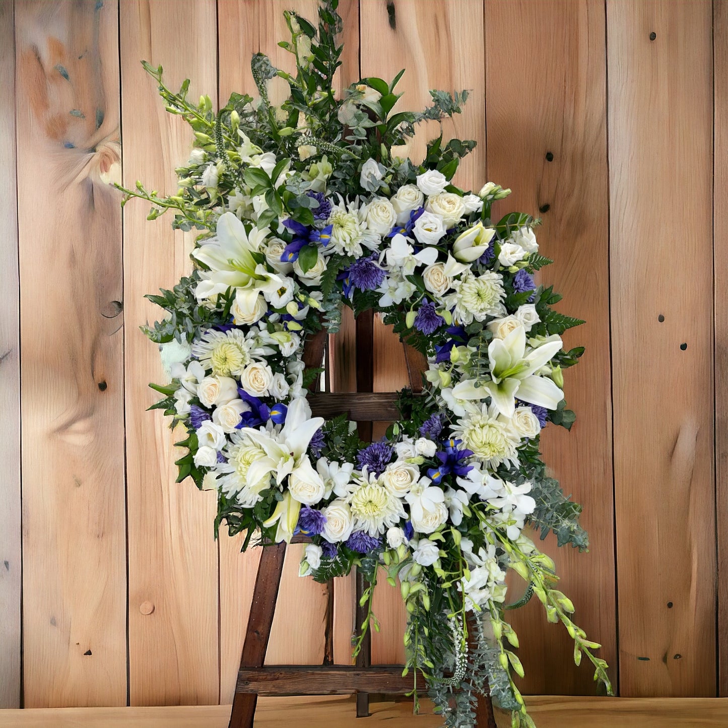 Blue Meadow Wreath