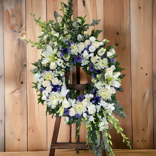 Blue Meadow Wreath